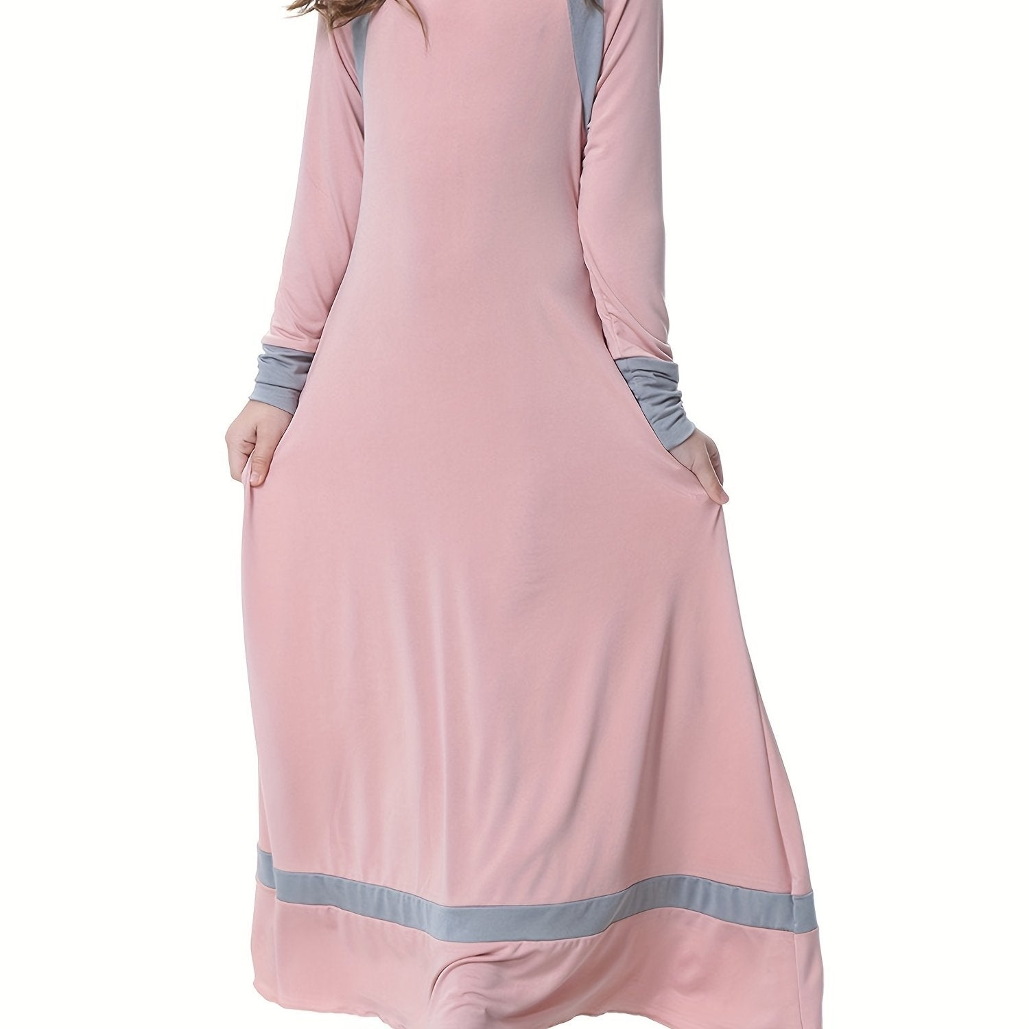 Eid Al-Adha Modest Princess Dress Kaftan Long Dress For Girls