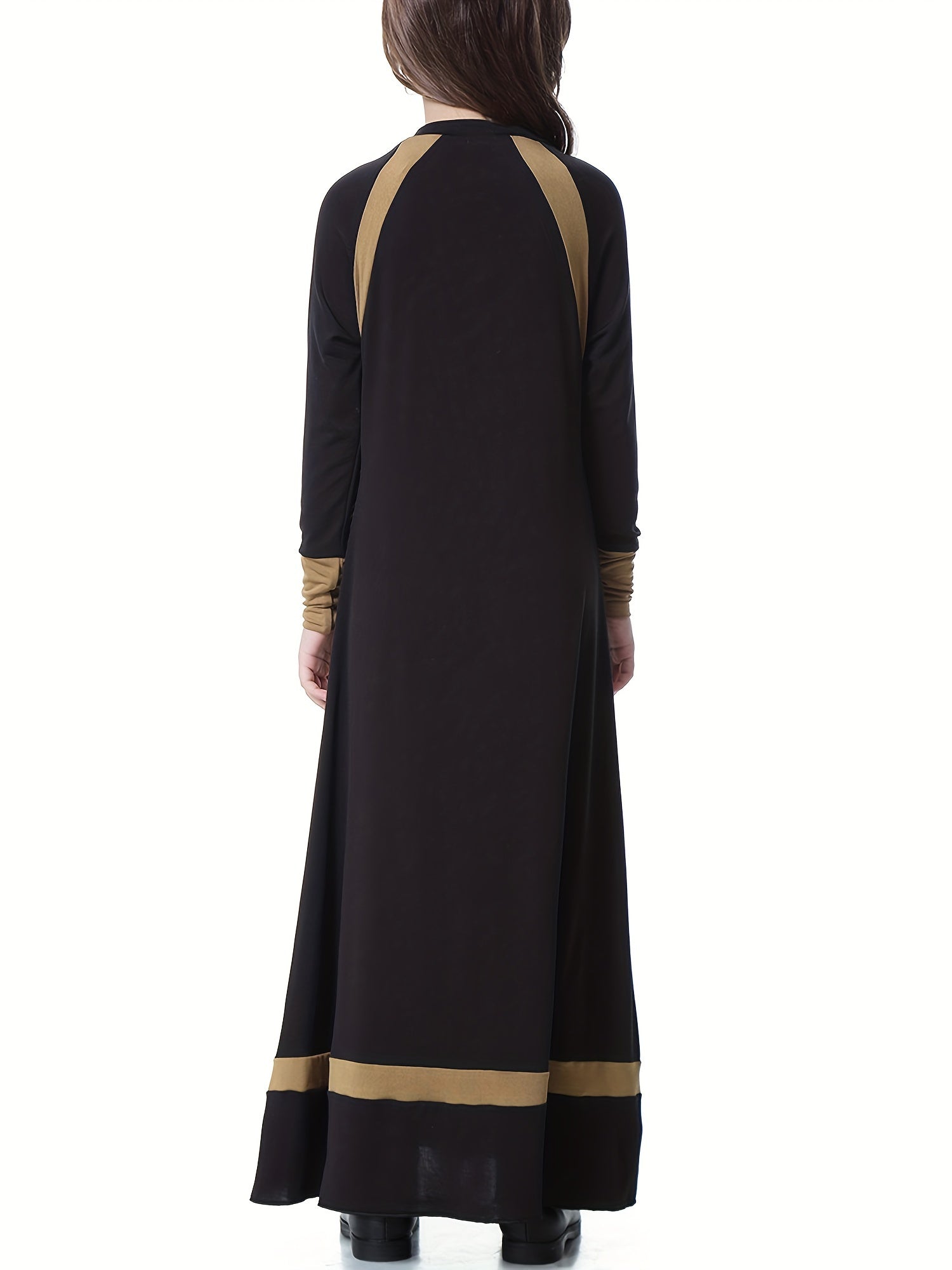 Eid Al-Adha Modest Princess Dress Kaftan Long Dress For Girls