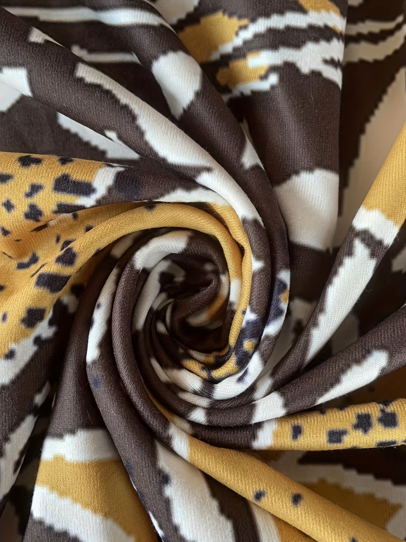 [Tie Dye Maxi Dress] Elegant Plus Size Maxi Dress | Women's Tie Dye Print Short Sleeve with Pocket, Medium Stretch Long Dress